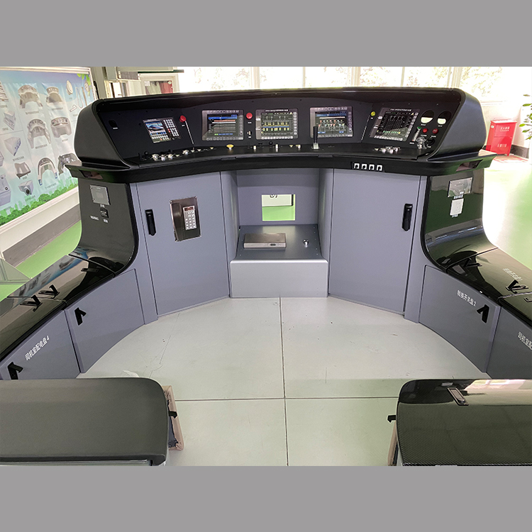 Carbon fiber high-speed rail cockpit