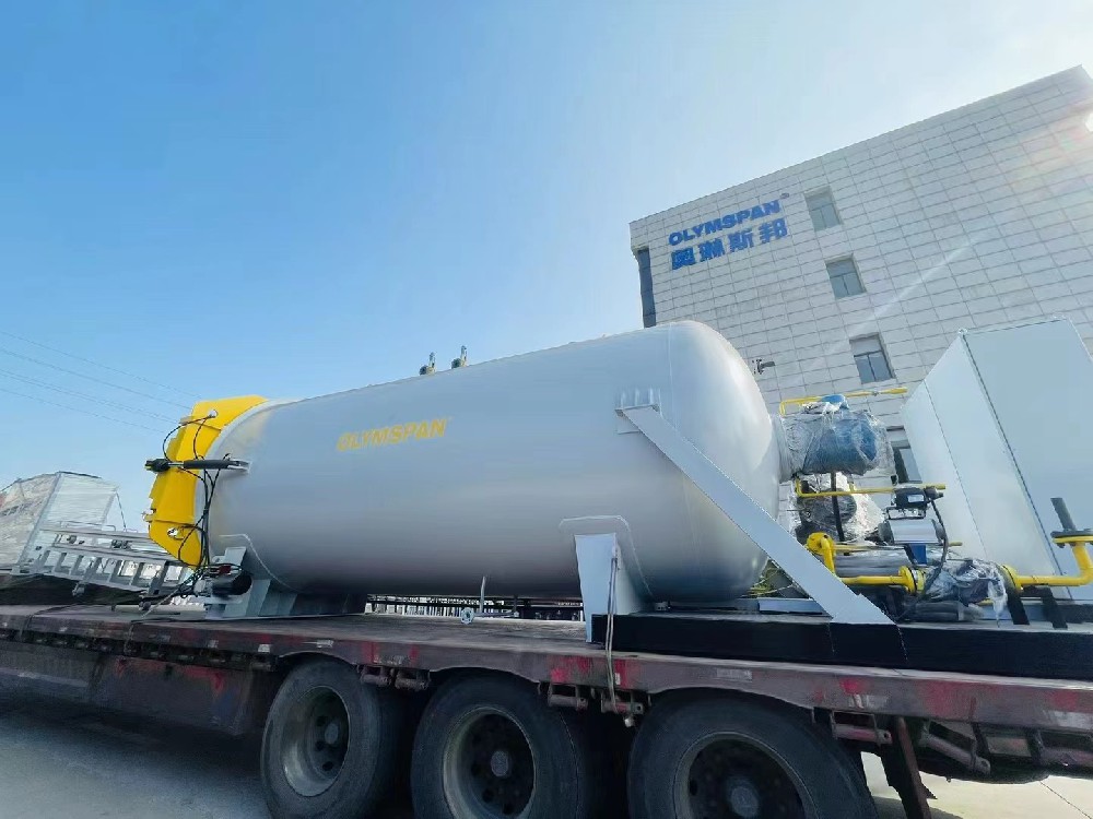 OLYMSPAN autoclave shipped, specializing in the production of carbon fiber autoclave, autoclave, wood autoclave, glass autoclave and other pressure vessels