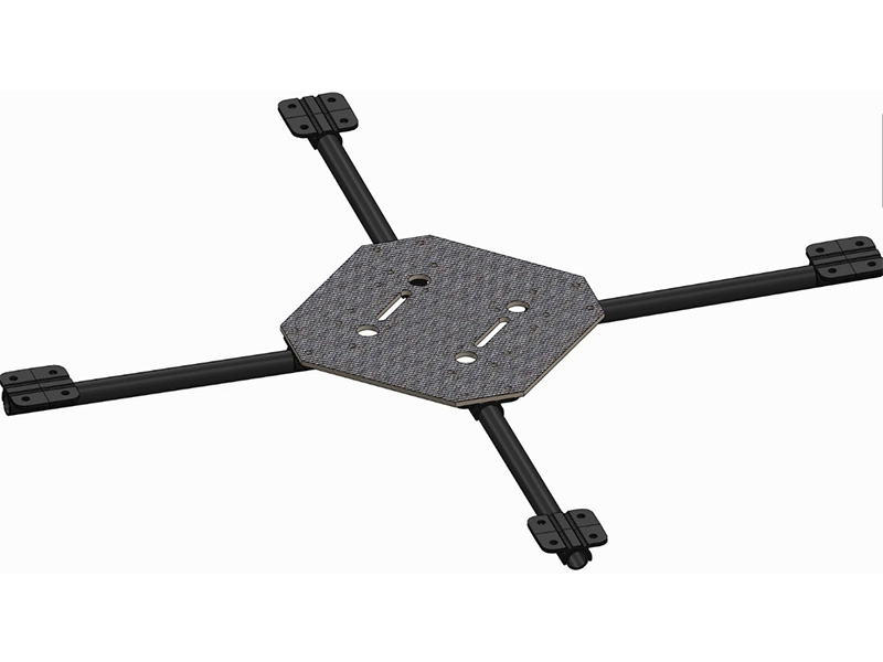 Carbon fiber drone rack